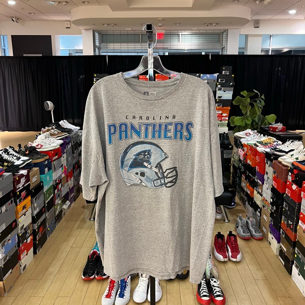NFL Carolina Panthers Gray T-Shirt Sz 2XL